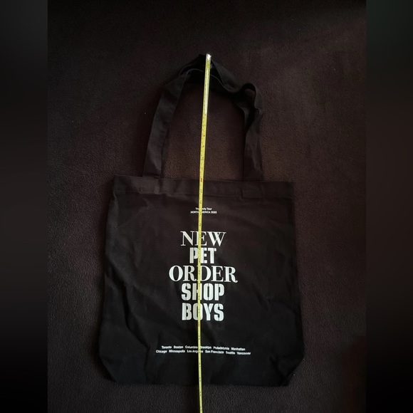 Pet Shop Boys New Order Unity Tour 2022 North America Official Logo Tote Bag NEW - Picture 3 of 10